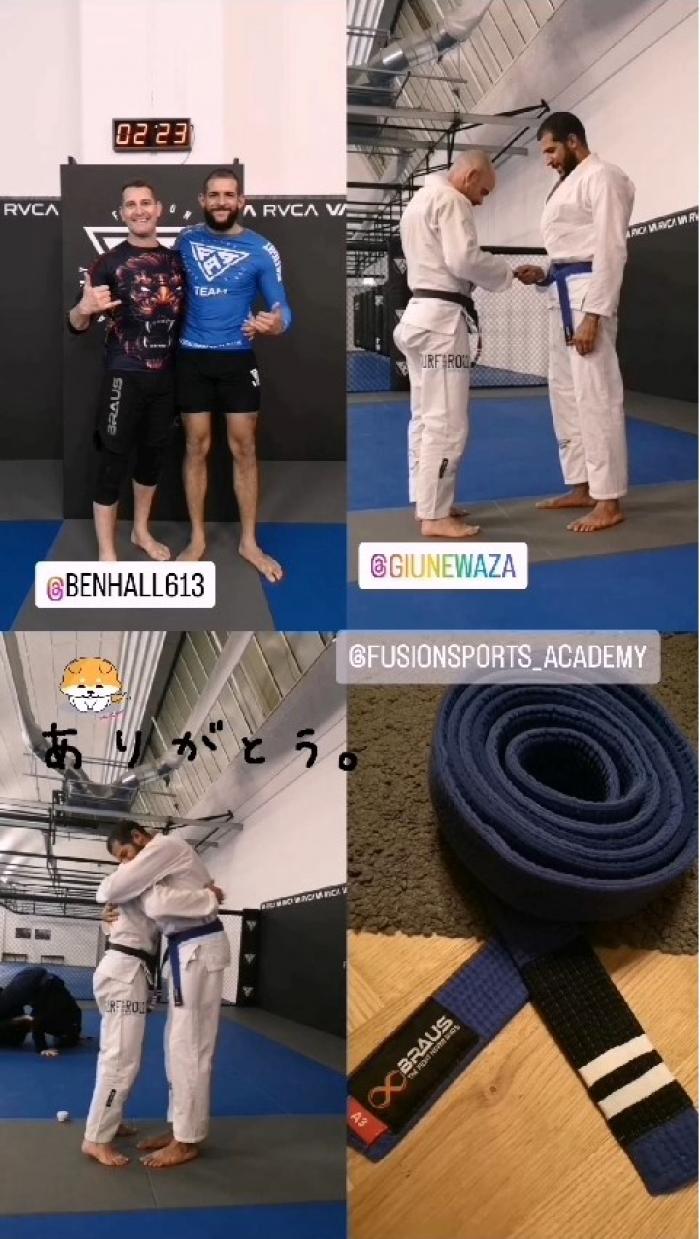 Blue belt · September 10, 2022 · Promoted by Giuliano Haldimann