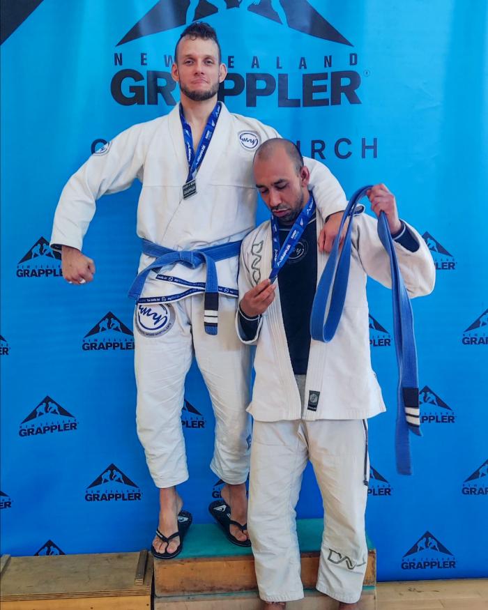 Blue belt · November 26, 2021 · Promoted by Stuart Marks