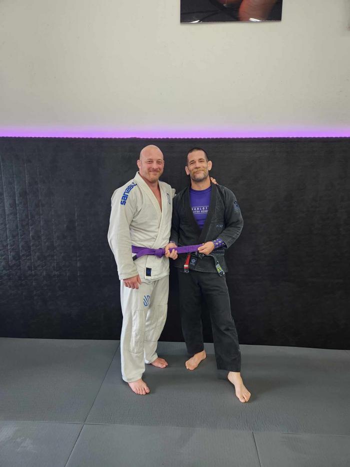 Purple belt · October 8, 2023 · Promoted by John Piper