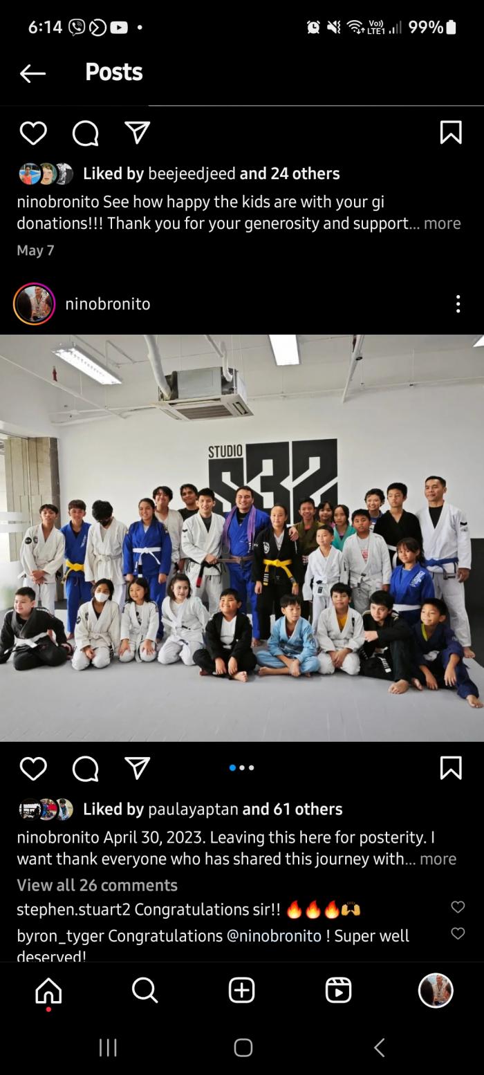 Brown belt · April 30, 2023 · Promoted by Norman Go
