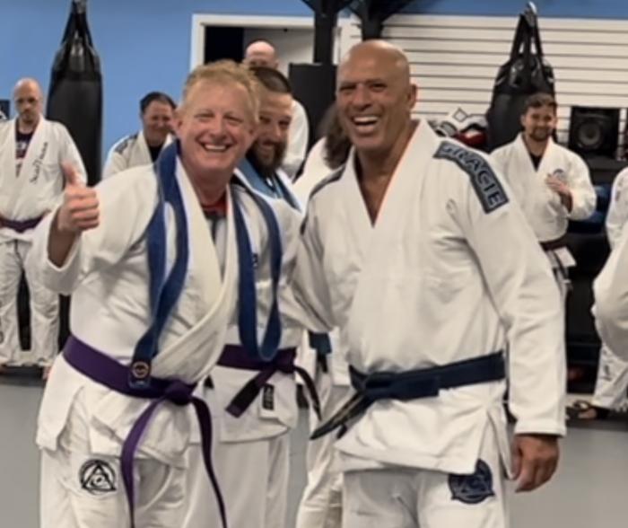 Purple belt · September 25, 2023 · Promoted by Master Joyce Gracie
