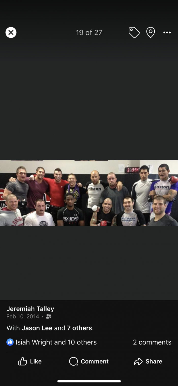 Pro fight team elevation fight team me as purple belt