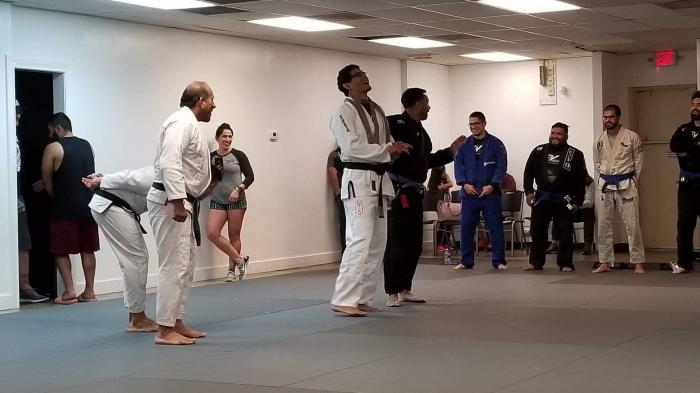 Black belt promotion At Cev athletics Joe and Jason soliz