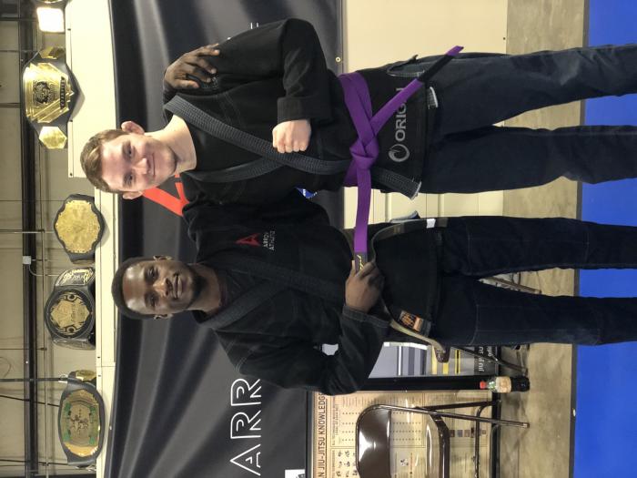 Purple belt · October 21, 2023 · Promoted by Anthony Jones
