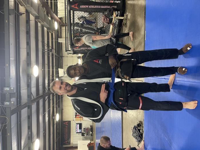 Blue belt · October 21, 2023 · Promoted by Anthony Jones