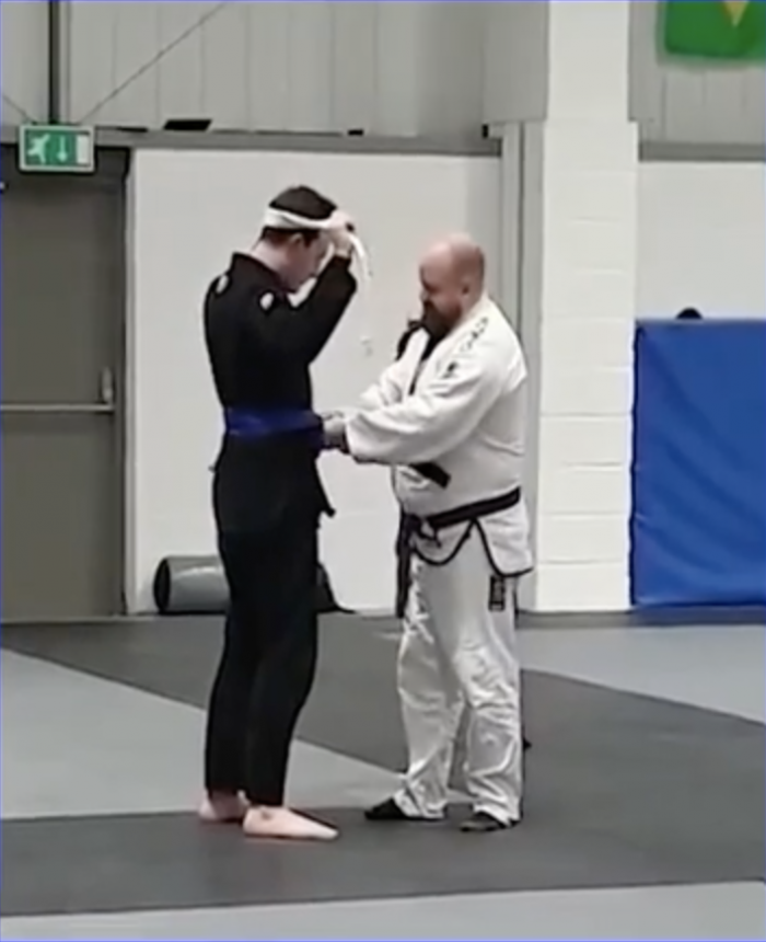 Blue belt · December 18, 2021 · Promoted by Gregg Rodgers