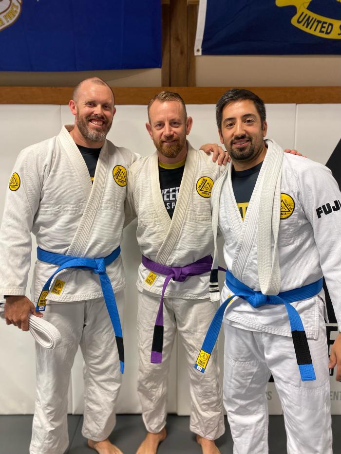 Blue belt · October 21, 2023 · Promoted by (Gracie Humaita Cedar Park)