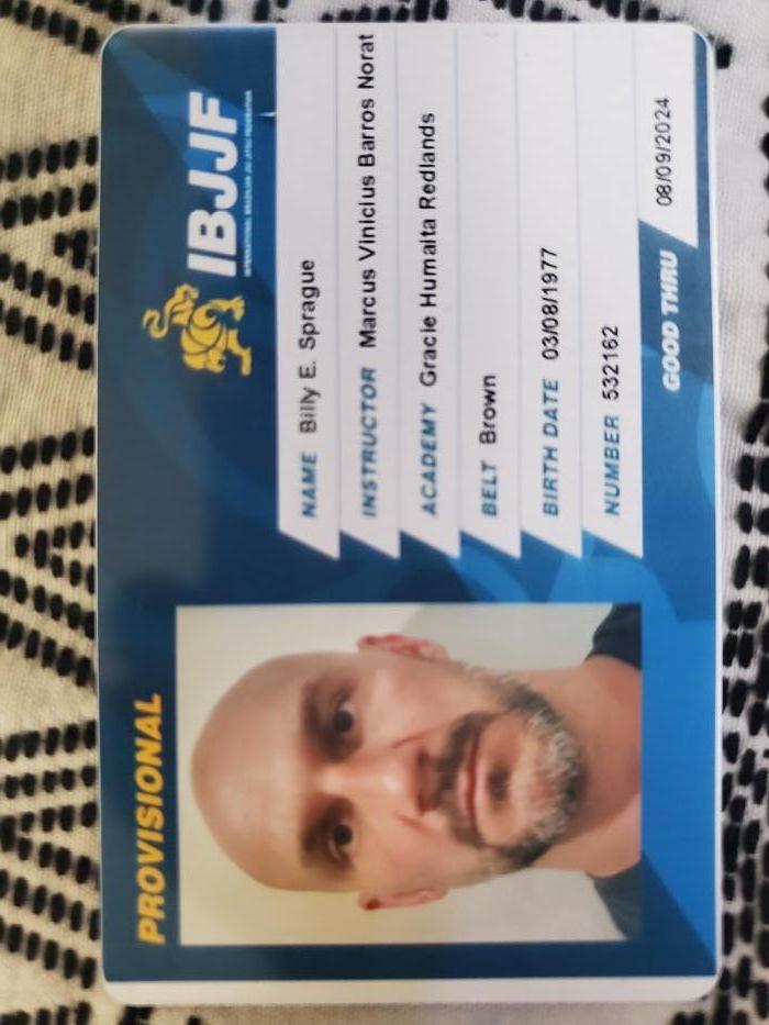 IBJJF Reg Card