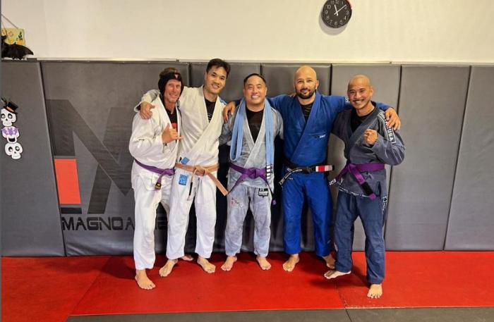 Purple belt · October 23, 2023 · Promoted by Magno Almeida