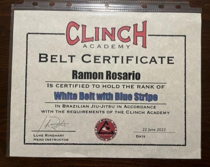 White belt · October 4, 2021