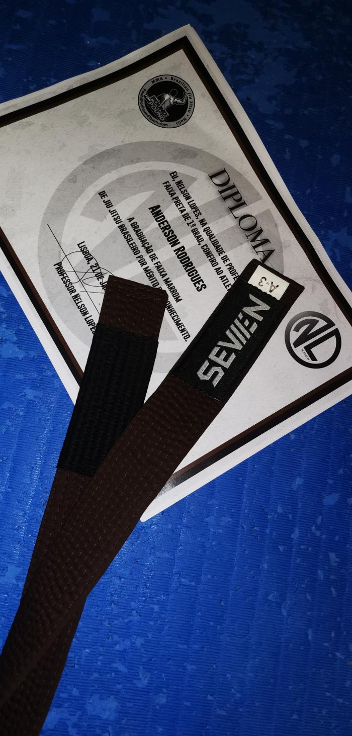 Brown belt · January 21, 2023 · Promoted by Nelson Lopes