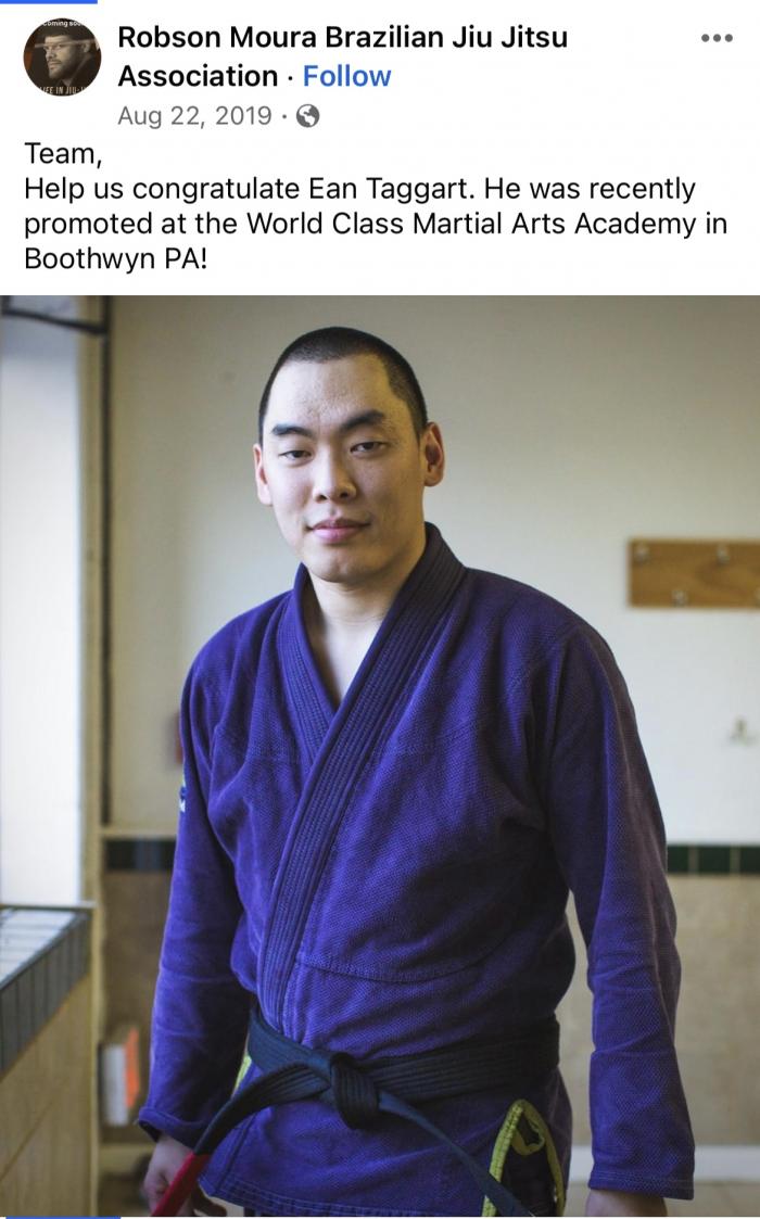 Black belt · August 12, 2019 · Promoted by Aaron Morris