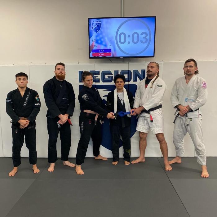 Blue belt · October 26, 2023 · Promoted by Sloan Clymer