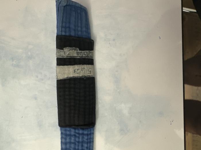 Blue belt · December 11, 2021 · Promoted by Bayou jiujitsu