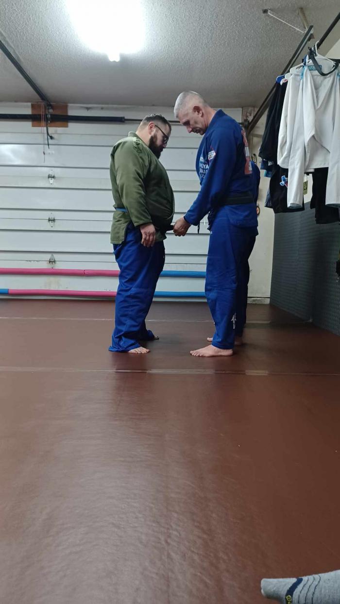 Blue belt · January 11, 2022 · Promoted by Coach Jimmy Olvera
