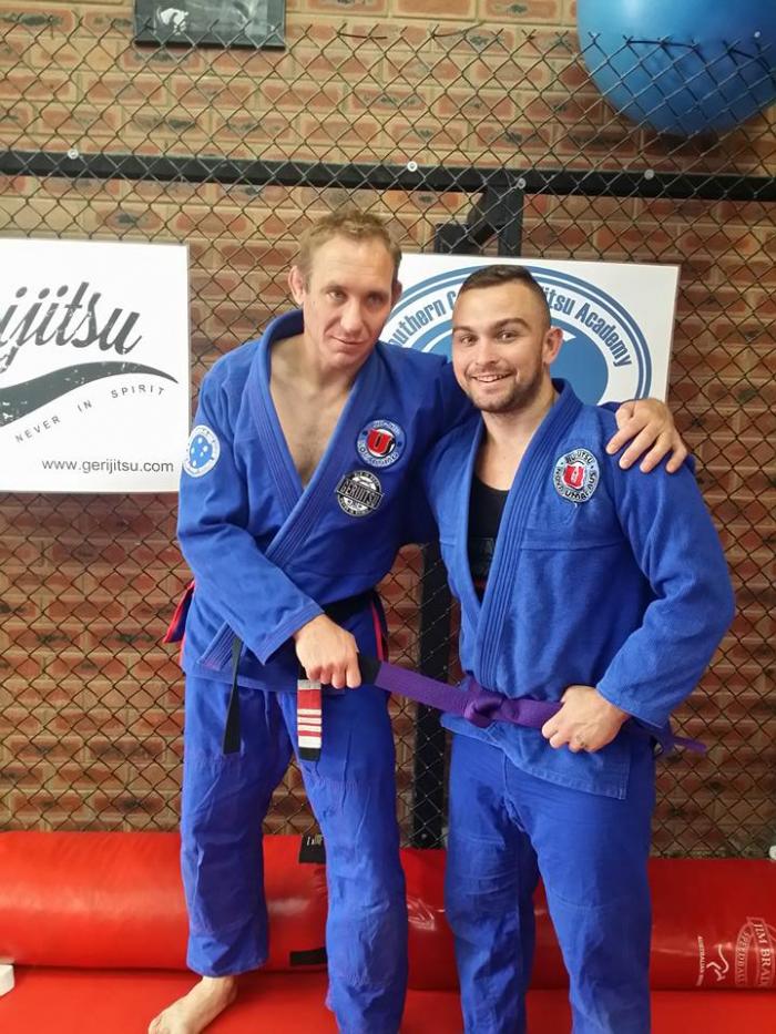 Purple belt · December 12, 2015 · Promoted by Rodney Ellis