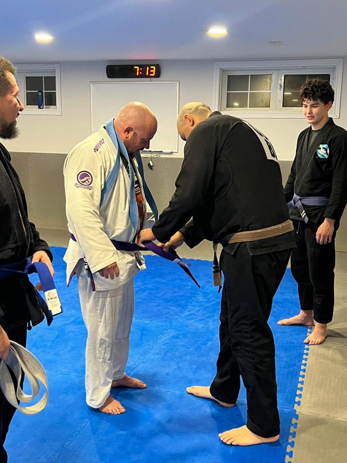 Purple belt · November 1, 2023 · Promoted by Alex Arancibia