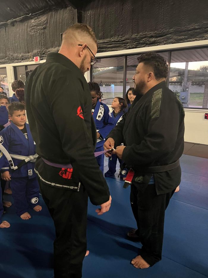 Purple belt · June 20, 2022 · Promoted by Sal Guerrero