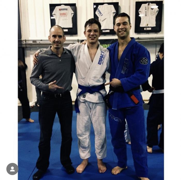 Blue belt · February 27, 2015 · Promoted by Tony Gracia