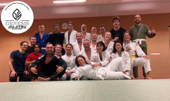 First BJJ training with Iwan Hansen at USC Leiden