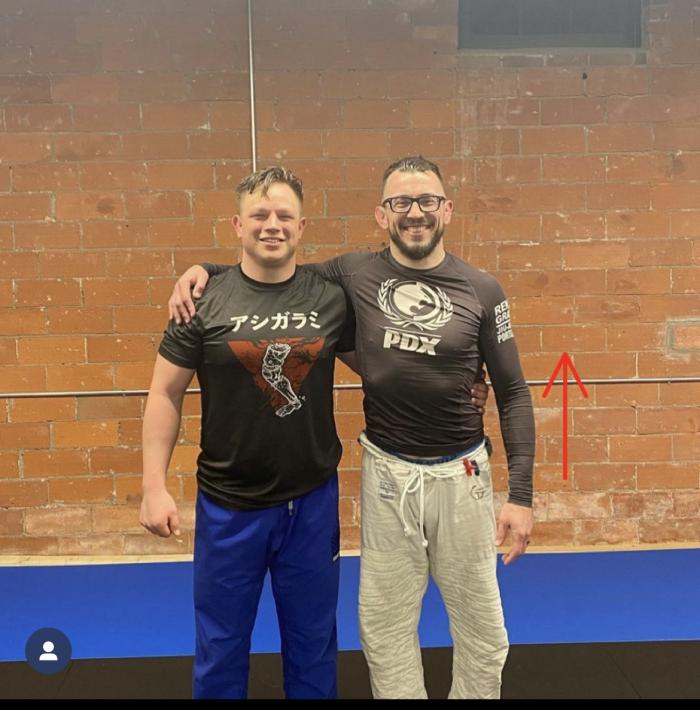 Training with my longer time partner & coach Carsten Carlsen at Renzo Gracie Des Moines