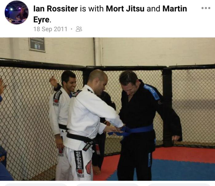 Blue belt · September 17, 2011 · Promoted by Ian Rossiter