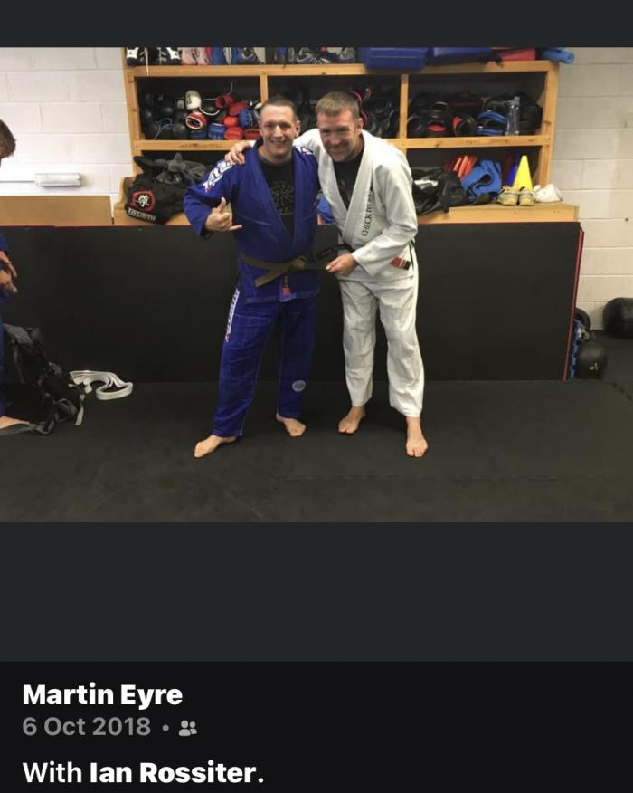 Brown belt · October 6, 2018 · Promoted by Ian Rossiter