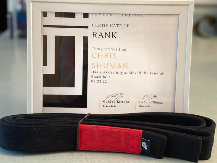 Black belt diploma