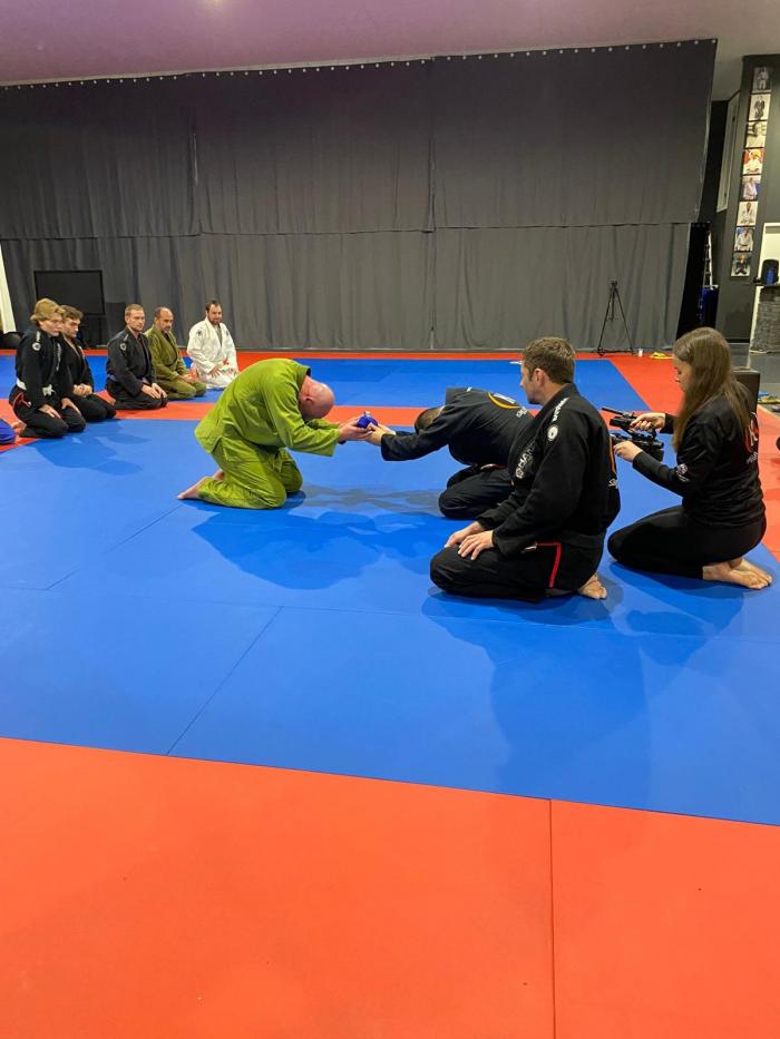 Blue belt · November 4, 2023 · Promoted by Abrie Kilian