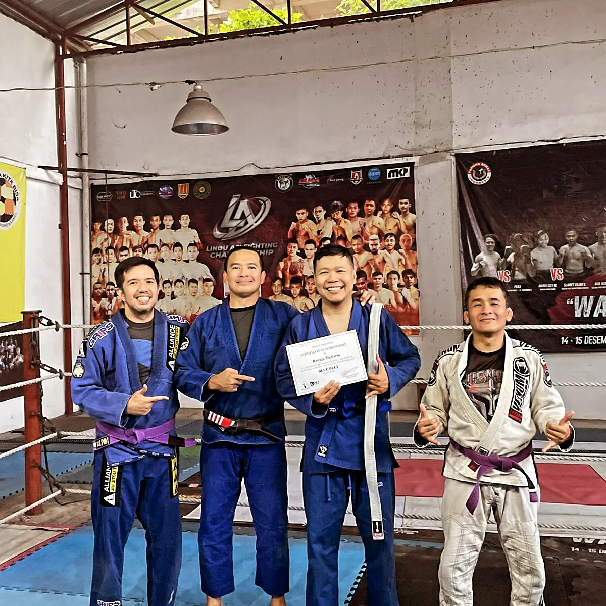 Blue belt · October 15, 2023 · Promoted by Deddy Wigraha