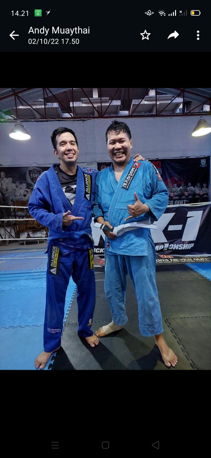 1'st stripe white belt promotion