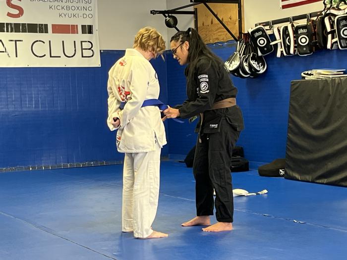 Blue belt · October 27, 2023 · Promoted by Vania Sousa