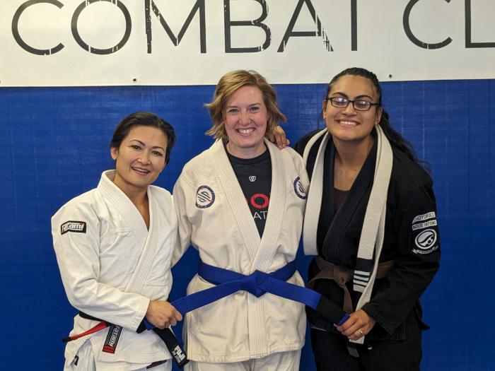 Blue belt · October 27, 2023 · Promoted by Vania Sousa