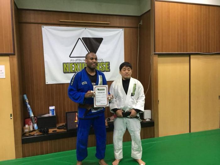 Brown belt · August 22, 2017 · Promoted by Naoya Uematsu