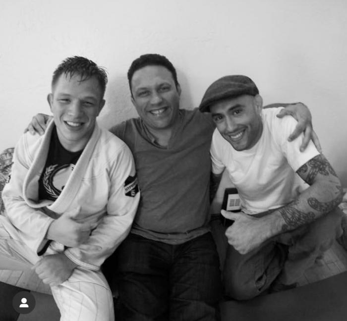 Photo with Renzo Gracie & my coach Aaron Milam (RGA PDX) after winning the Portland Sunday Open at Blue Belt