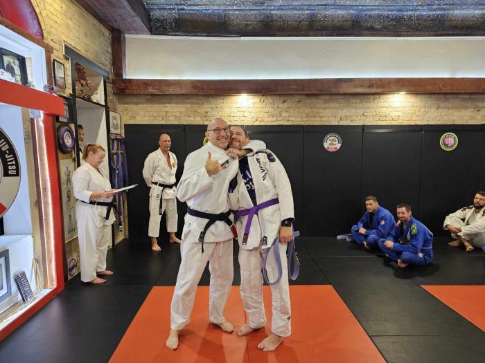 Purple belt · October 28, 2023 · Promoted by Jerry Pilon