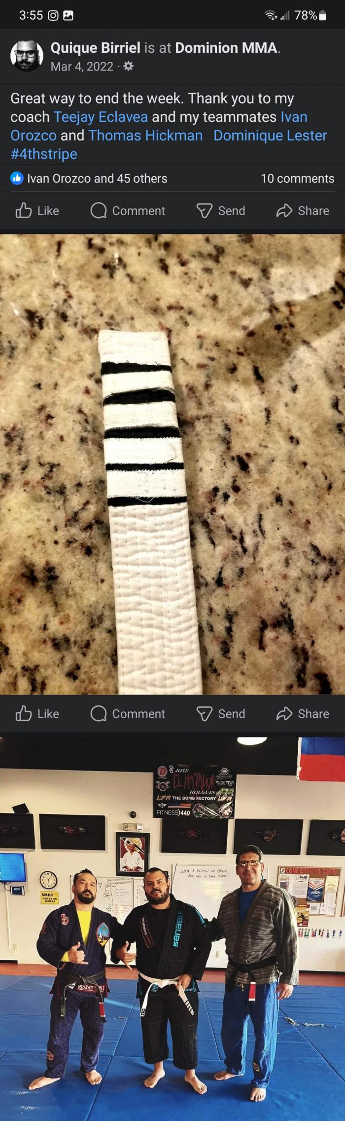 White belt · November 11, 2019