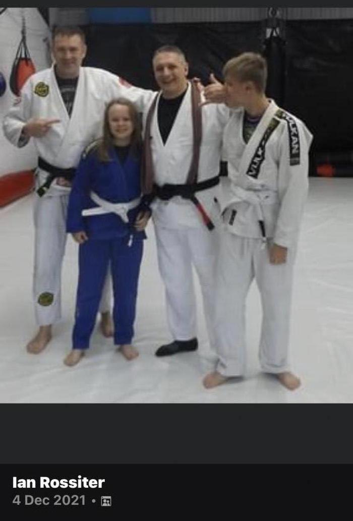 Me, my kids and my instructor.