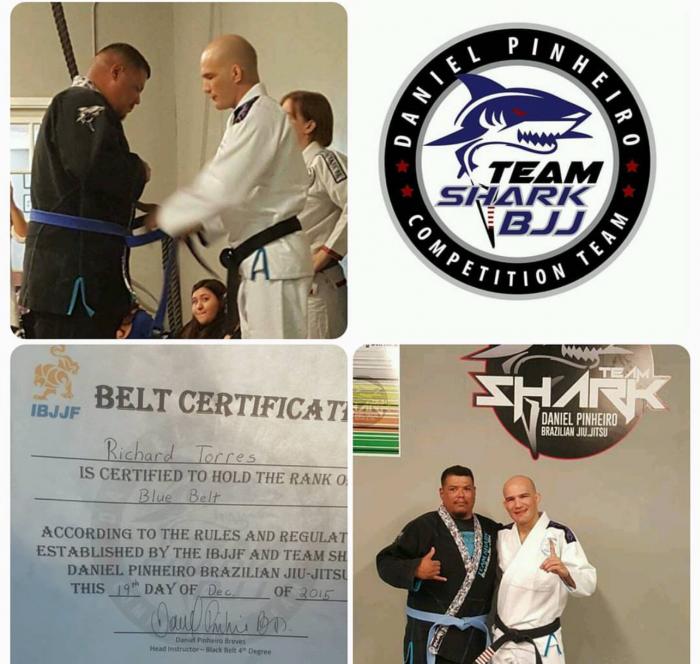 Blue belt · December 19, 2015 · Promoted by Daniel Pinheiro
