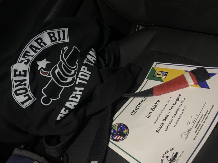 Black belt 1st degree · November 13, 2023 · Promoted by Dean Zaino