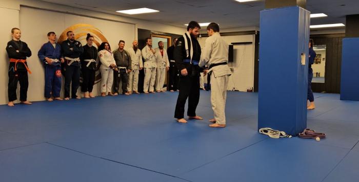 Blue belt · November 11, 2023 · Promoted by Shea O'Neil