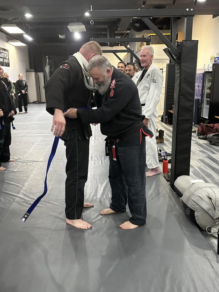 Blue belt · November 16, 2023 · Promoted by Stephen Hall