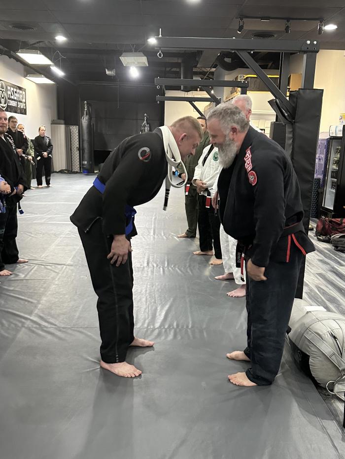 Blue belt · November 16, 2023 · Promoted by Stephen Hall