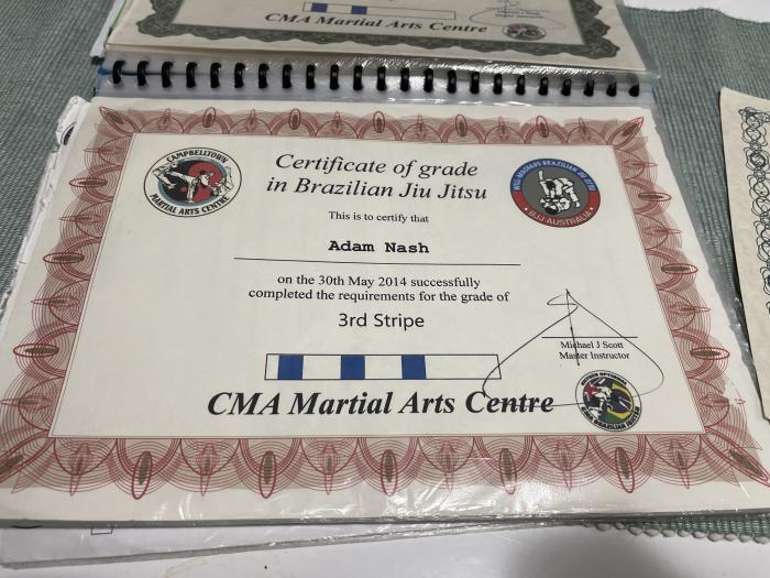 White belt · February 17, 2011