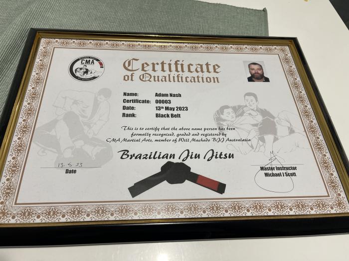 Black belt · May 17, 2023 · Promoted by Michael Scott