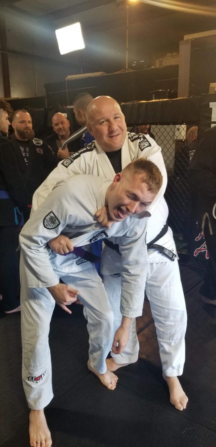 Getting clock choked bu the one and only Carlson Gracie Jr.