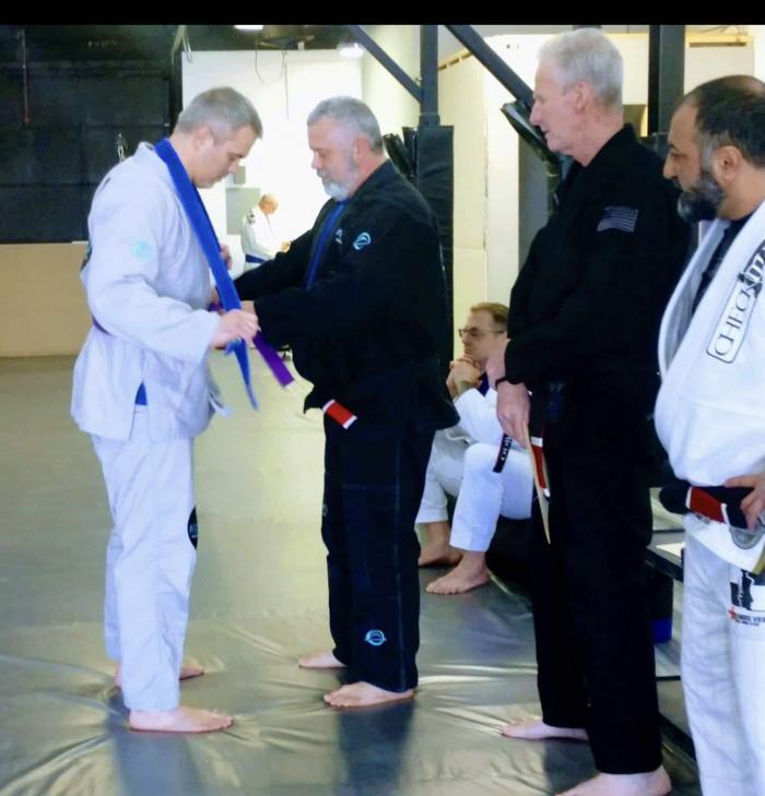 Purple belt · February 19, 2022 · Promoted by Scott shank