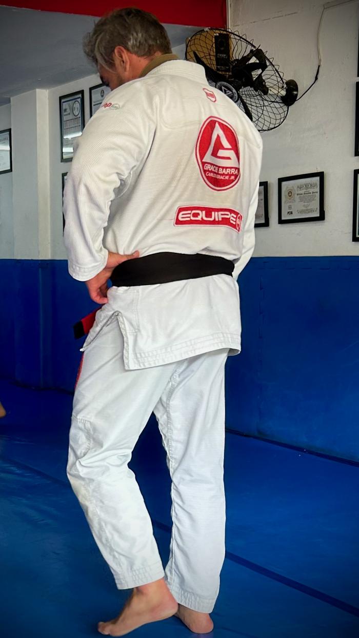 Me exhibiting my Black Belt
