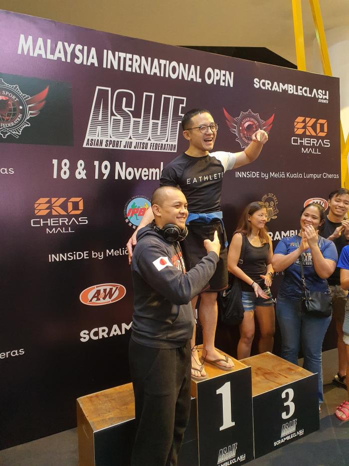 Blue belt · November 19, 2023 · Promoted by Abang Dzulqarnaen