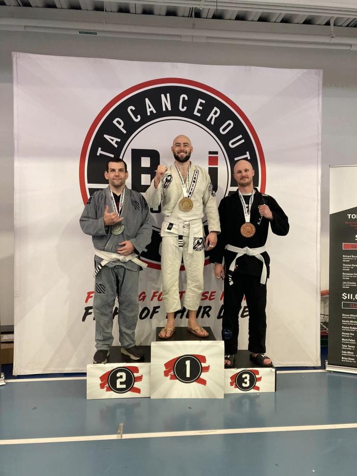 Tap Cancer Out 2023 ADULT Massachusetts BJJ Open MALE / MASTERS (30+) / WHITE / LIGHT-HEAVYWEIGHT Bronze Medal